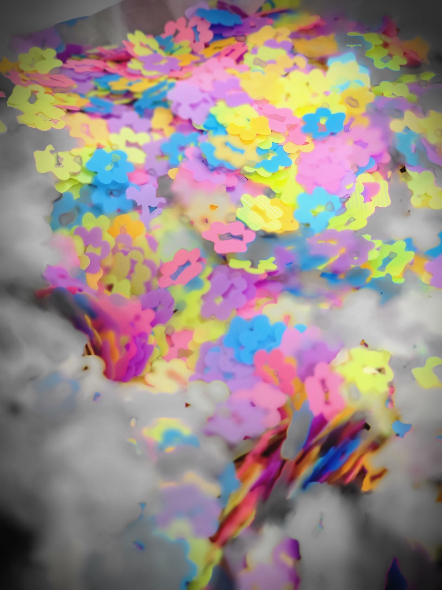 Neon Paw Print