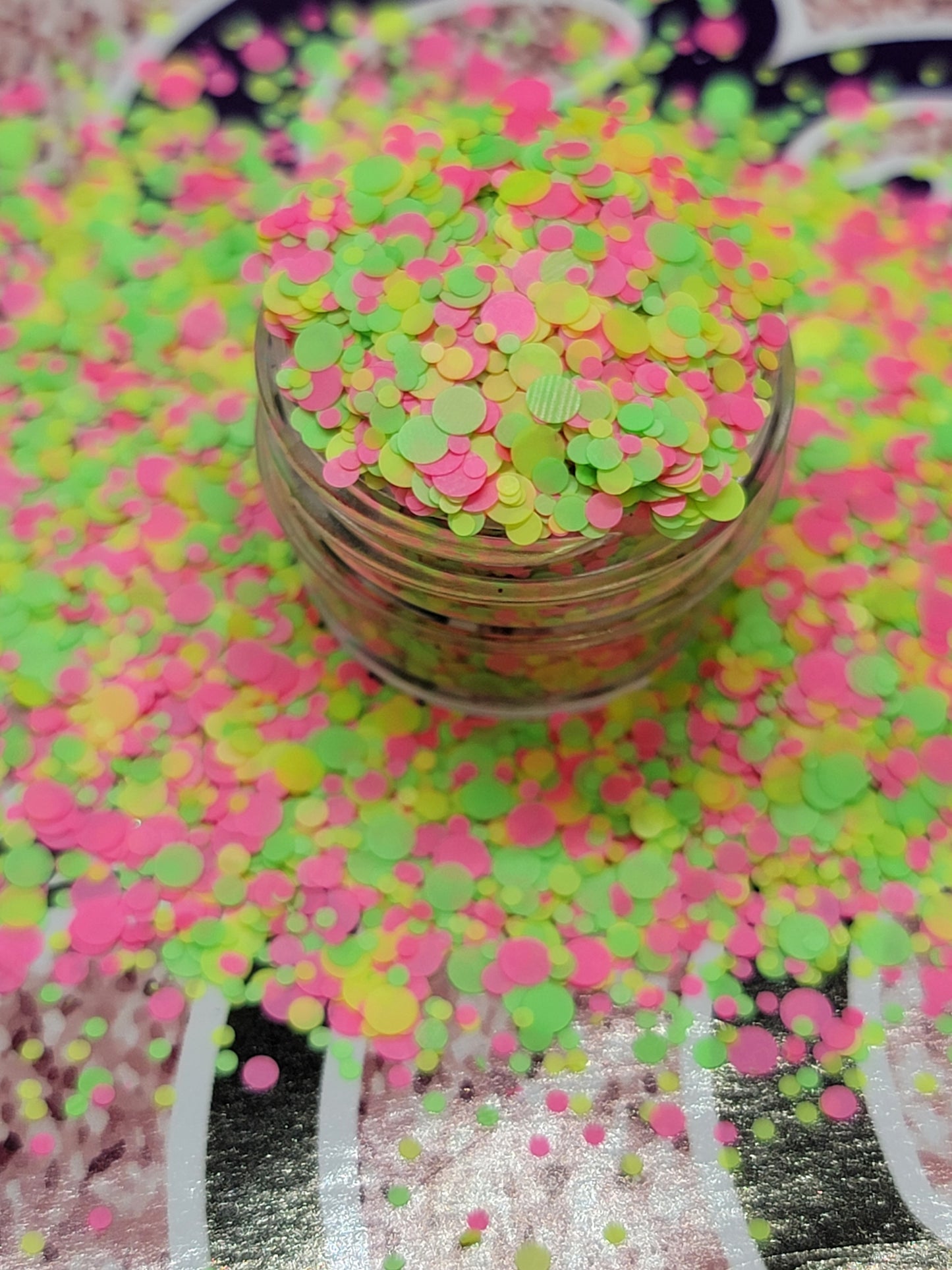 Neon Yellow Dots