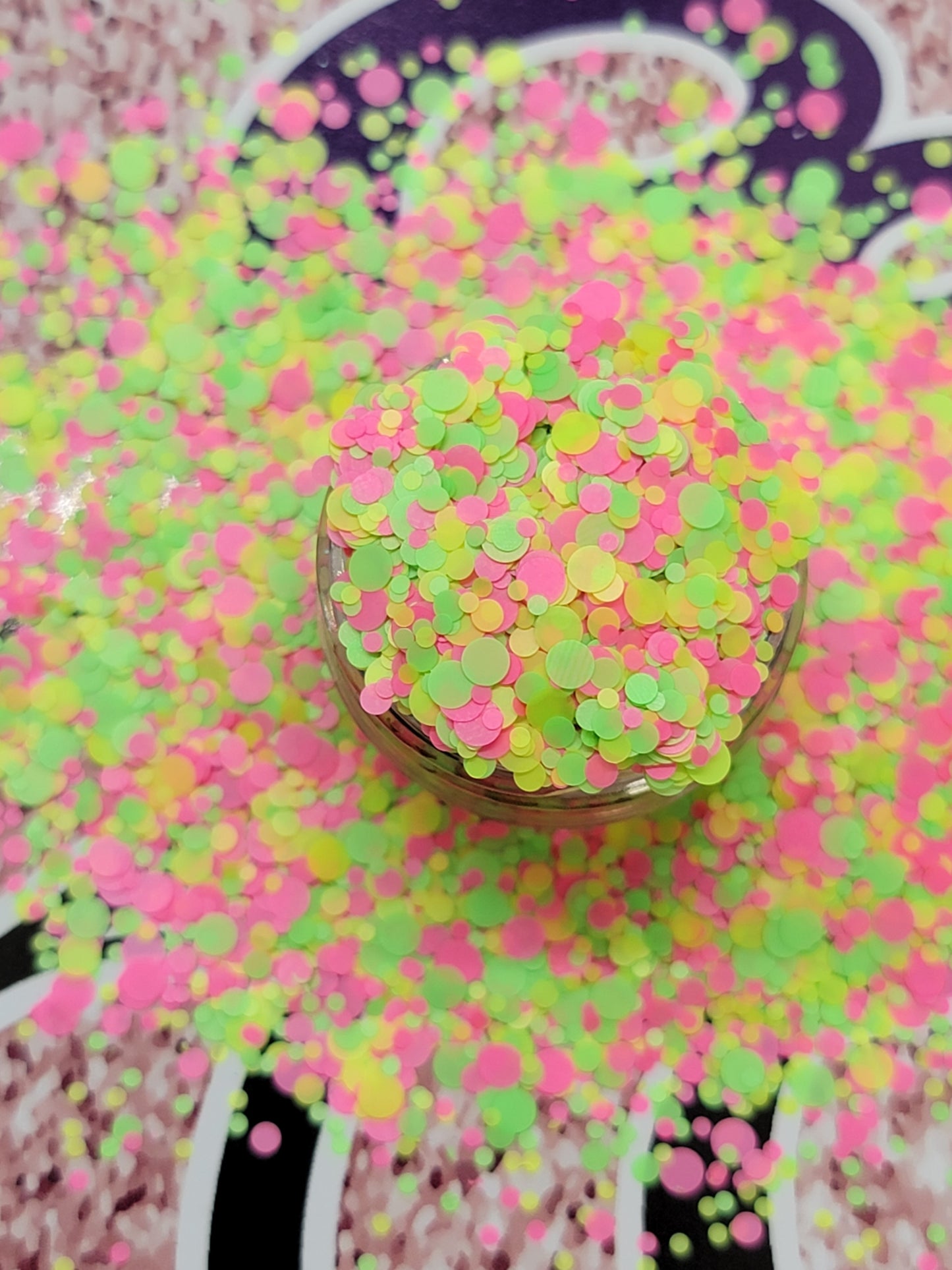 Neon Yellow Dots