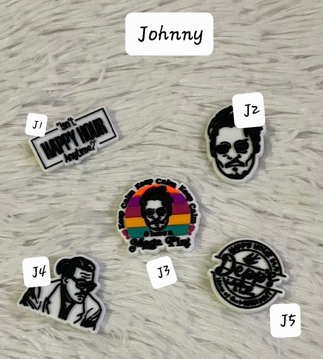 JOHNNY - Charms for Crocs and Pens Jib