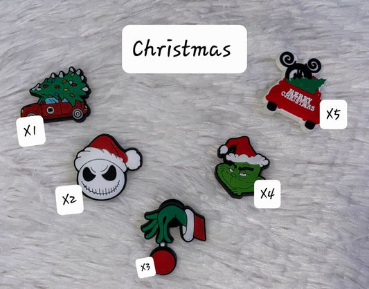 Christmas - Charms for Crocs and Pens Jib