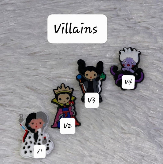Villains - Charms for Crocs and Pens Jib