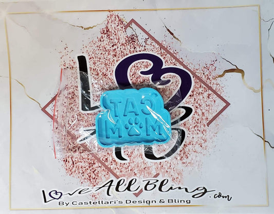 Cat Mom Keychain Silicone Mold