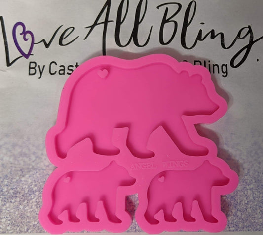 Polar Bear Family Silicon Mold